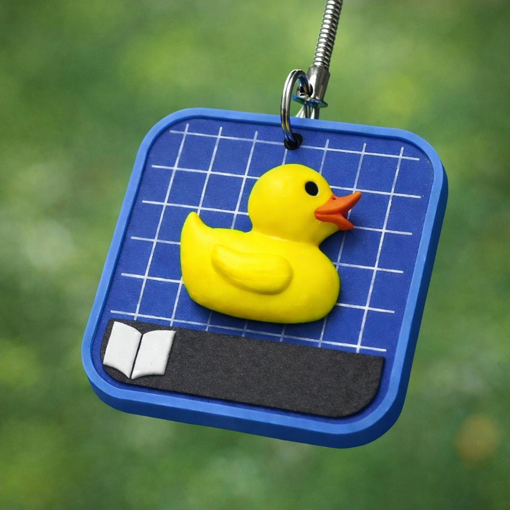 Rubber Duck Blueprint Keychain - Image 5