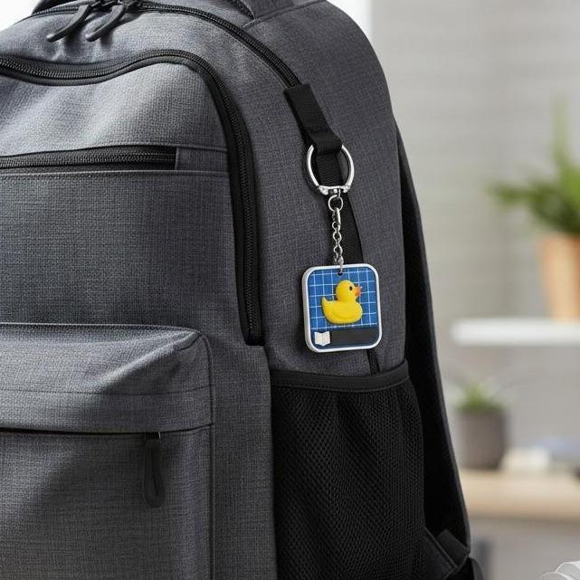 Rubber Duck Blueprint Keychain - Image 7