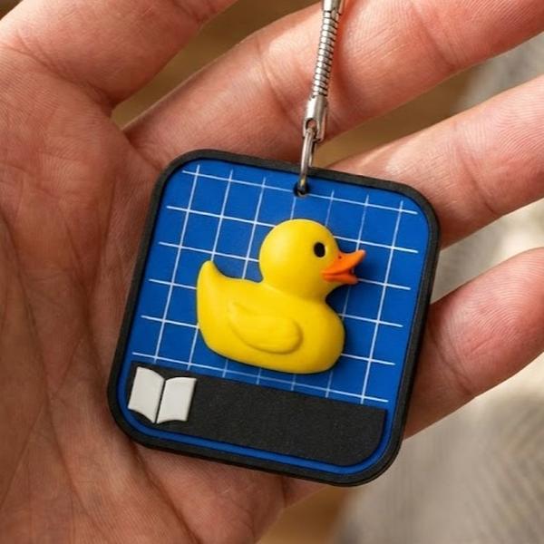 Rubber Duck Blueprint Keychain - Image 6