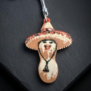 El Cacahuete Quemado Fan-Made Arc Raiders Inspired Keychain
